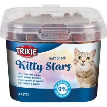 Recompense Pentru Pisici, Soft Snack Kitty Star Cu Somon și Miel, 140g, 42733 ieftina