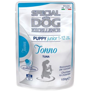 Special Dog Excelence Puppy cu Ton, hrană umedă, 100g