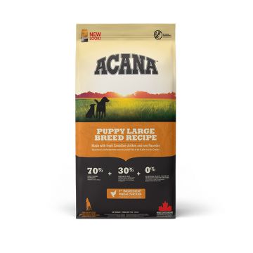 Acana Heritage Puppy & Junior, hrană uscată fără cereale câini junior, 17kg