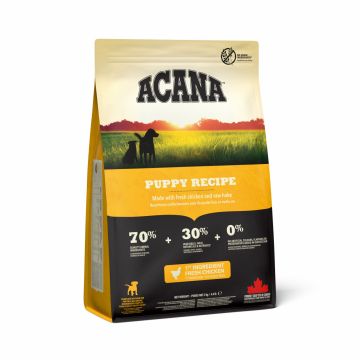 Acana Heritage Puppy & Junior, hrană uscată fără cereale câini junior, 2kg