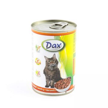 Conservă Dax, pentru Pisici, 415g, cu Pasare