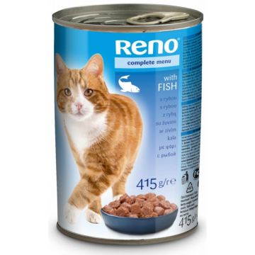 Conservă Reno Cat, Pește, 415g ieftina
