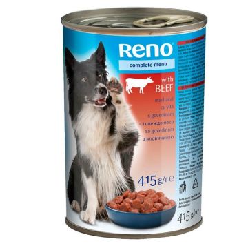 Conservă Reno Dog, Vita, 415g ieftina