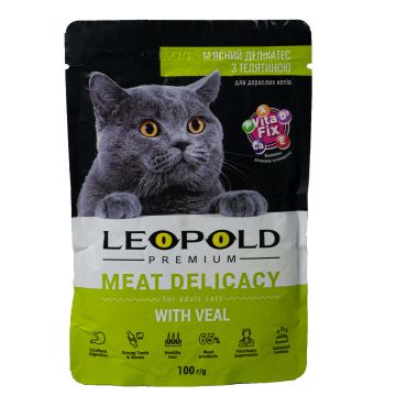 hrană umedă Pentru Pisici, Premium Cu Vita, 100g