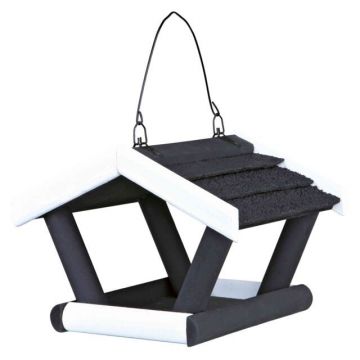 Hranitor Exterior, 17 x 19 x 14 cm, Negru/Alb, 55803 de firma original