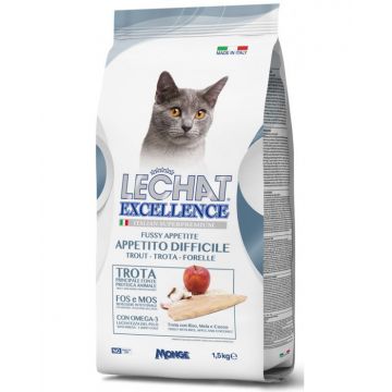 Lechat Excelence hrană uscată pentru Pisici 1,5kg Păstrăv ieftina