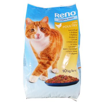 Reno Cat Complete Menu Pui, 10kg