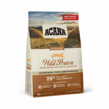 Acana Highest Protein Wild Prairie, hrană uscată fără cereale pisici, 1.8kg