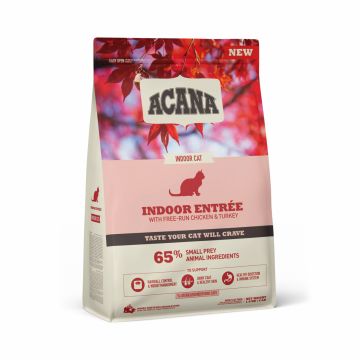 Acana Indoor Entrée, hrană uscată pisici, 1.8kg