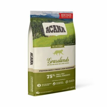 Acana Regionals Grasslands, hrană uscată fără cereale pisici, 4.5kg