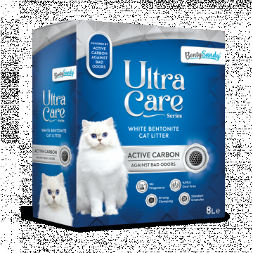 Asternut Igienic Ultra Care Carbon Activ pentru Pisici 8 l de firma original