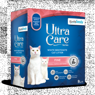 Asternut Igienic Ultra Care Fine Kittens si Pisici 8 l de firma original