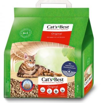 Asternut pentru litiera Cat, s Best Oko Plus Original 5 l la reducere