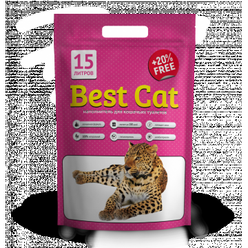 Best Cat Silicat - Asternut igienic pisici, floral 15l