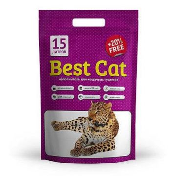Best Cat Silicat - Asternut igienic pisici, lavanda 15l