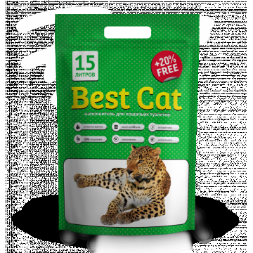 Best Cat Silicat - Asternut igienic pisici, mar verde 15l