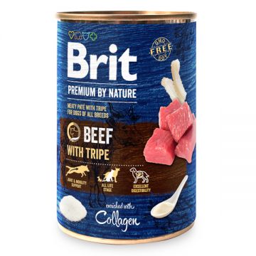 Brit Premium by Nature, Conserva caini cu vita, 400 g