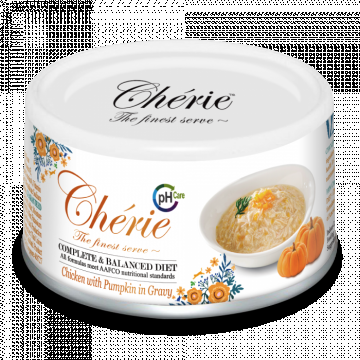 Cherie Adult Urinary Cat Pui in Sos de Dovleac 80 g