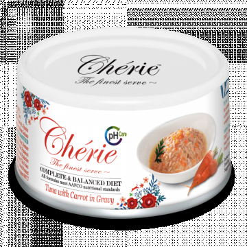 Cherie Adult Urinary Cat Ton cu Morcovi in Sos 80 g