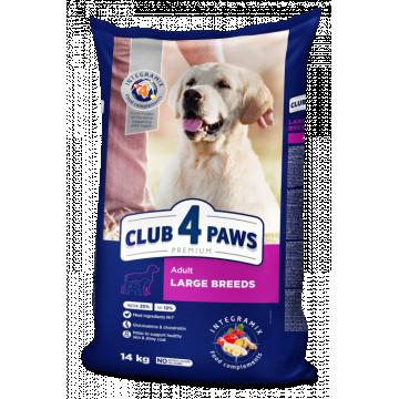 Club 4 Paws Hrana uscata caini adulti de talie mare, 14kg