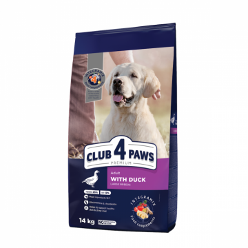 Club 4 Paws Hrana uscata caini adulti de talie mare, cu rata 14kg