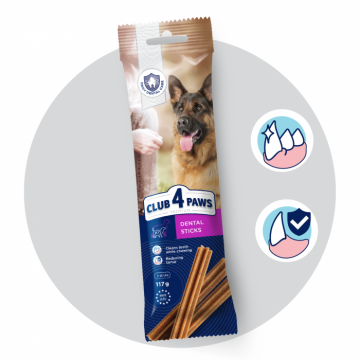 Club 4 Paws Premium Dental Stick, Recompense caini 0,117kg ieftina