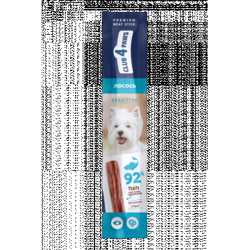 Club 4 Paws Premium Sensitive Recompense pentru caini stick cu somon, 12g de firma originala