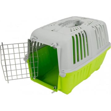 Cusca transport animale PRATIKO 1 METAL, verde