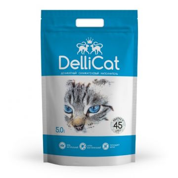 Dellicat Silicat - Asternut igienic pentru pisici, 5l