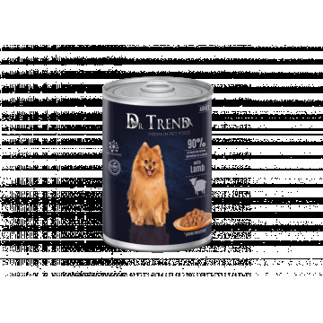 Dr. Trend Conserva pentru caini adulti, cu miel in sos 10x400g ieftina