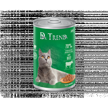 Dr. Trend, Conserva pisici - cu vita in sos 10x400g