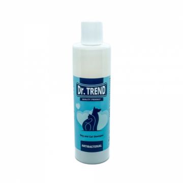 Dr. Trend Sampon antibacterian pentru caini si pisici, 250 ml de firma original