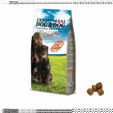 Hrana uscata caini DogDog Expert Traditional cu Somon Placido 10kg