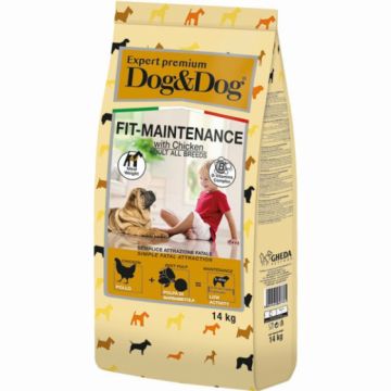 Hrana uscata pentru caini cu Pui DogDog Premium Intretinere fizica 14 kg