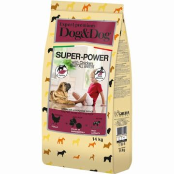 Hrana uscata pentru caini DogDog Expert Premium Ingrijire Crestere musculara 14kg