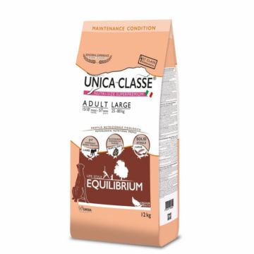 Hrana uscata pentru caini Unica Classe Equilibrium Adult Mare cu miel, 12 kg