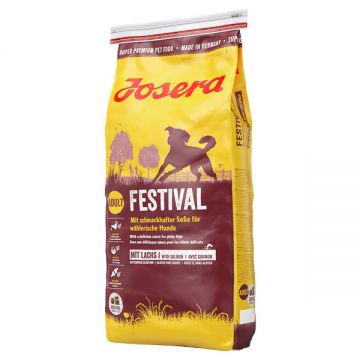 Josera Festival, S-XL, Pasăre și Somon, hrană uscată semimoist câini, apetit capricios, 12,5kg de firma originala