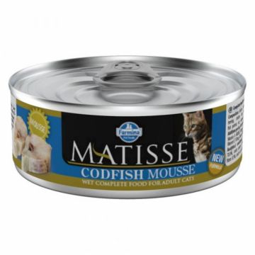 Matisse hrana umeda pentru pisici cu cod si hering mousse 85 g ieftina