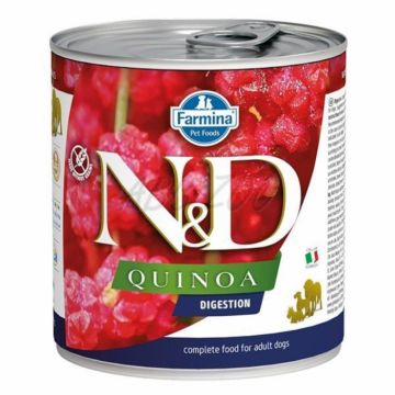 ND QUINOA hrana umeda caine pentru digestie, 285G