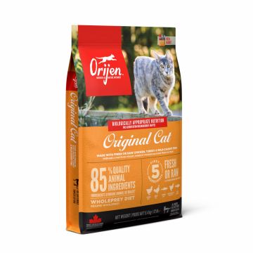 Orijen Original Adult Cat, hrană uscată fără cereale pisici, 5.4kg