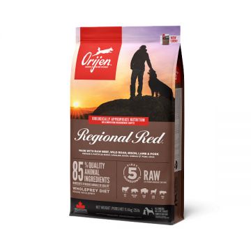 Orijen Regional Red, hrană uscată fără cereale câini, 11.4kg
