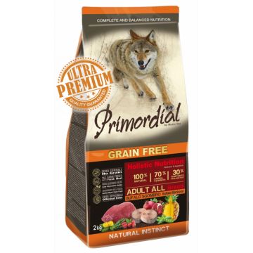 Primordial Grain-Free Holistic Dog Adult BuffaloMackerel Super Premium 12kg