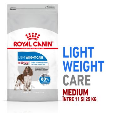 Royal Canin Medium Light Weight Care Adult hrană uscată câine, limitarea creșterii în greutate, 12kg