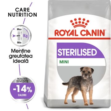 Royal Canin Mini Sterilised Adult hrană uscată câine sterilizat, 1kg ieftina