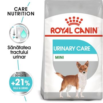 Royal Canin Mini Urinary Care hrană uscată câine, sănătatea tractului urinar, 1kg ieftina