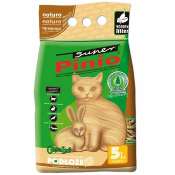 Super Pinio Pelet, Asternut igienic pentru animale de companie, 5l, 3.5kg la reducere