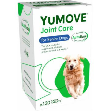 YuMOVE Joint care for senior dogs 120 Tablete de firma originala