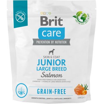 BRIT CARE Grain-free JUNIOR Large Breed, cu Somon şi Cartofi