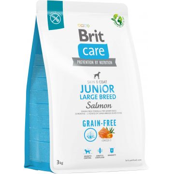 BRIT CARE Grain-free JUNIOR Large Breed, cu Somon şi Cartofi