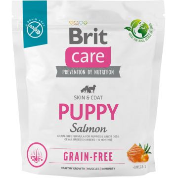 BRIT CARE Grain-free PUPPY, cu Somon şi Cartofi